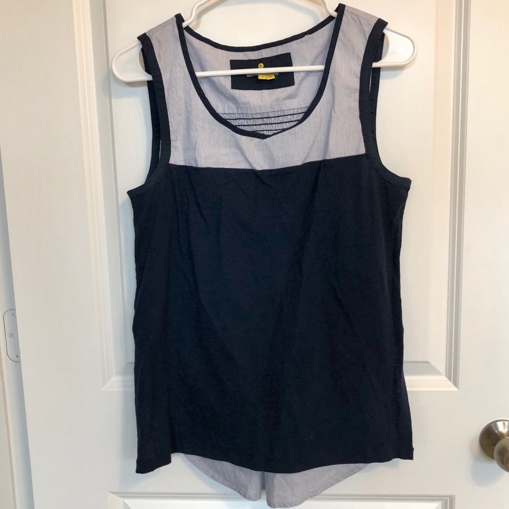 Little Yellow Button Tank Top